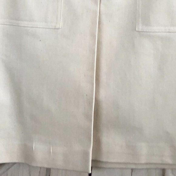 Tory Burch Ivory Denim Skirt NWOT - Picture 3 of 6